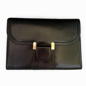 Bally vintage leather clutch bag EUC